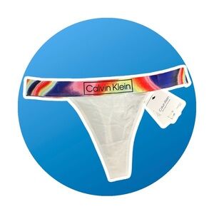 3/$30 Calvin Klein Underwear Pride String Thong